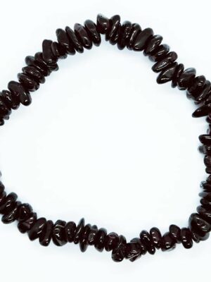 Bracelet Chip Garnet 7 Inch