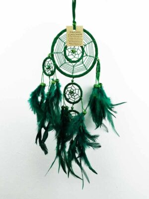 Dream Catcher Green 4 Circle