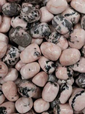 Tumblestone Pink Zebra Jasper