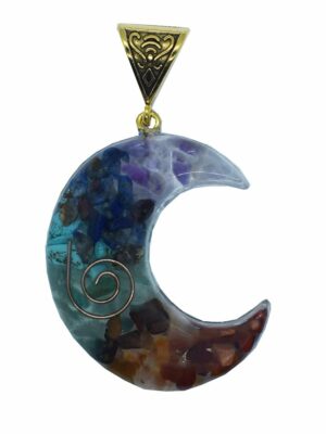 Pendant Chakra Orgone Moon