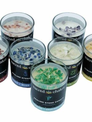 Candle Sacred 7 Chakras In Glass