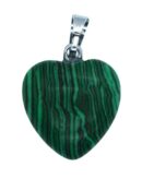 Pendant Heart Malachite 2cm