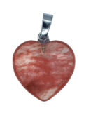 Pendant Heart Cherry Qrtz 2cm