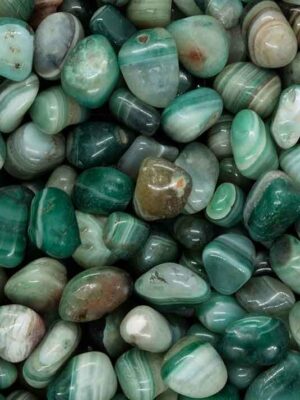 Tumblestone Green Banded 1-3cm