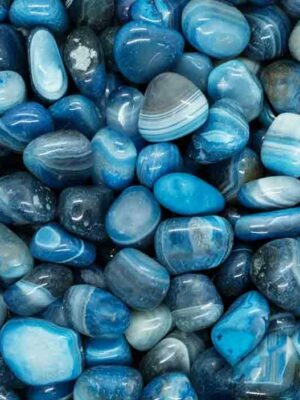 Tumblestone Navy Banded 1-2cm