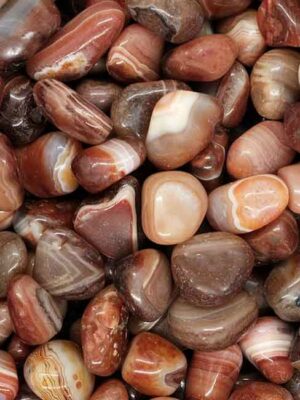 Tumblestone Orange Banded 2-3cm