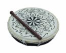 Shamanic Black Abstract Drum 30cm