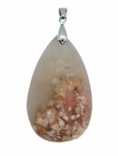 Pendant Flower Agate Large