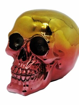 Skull Metal Plating Red/Yellow