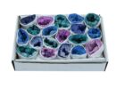 Stone Agate Mix Geodes in Box