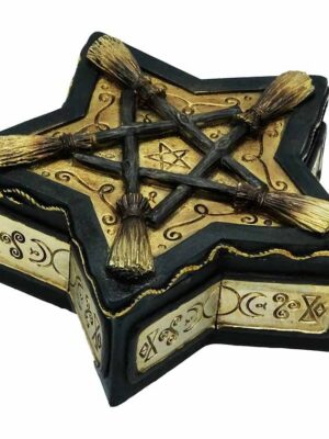 Box Broomstick Pentagram