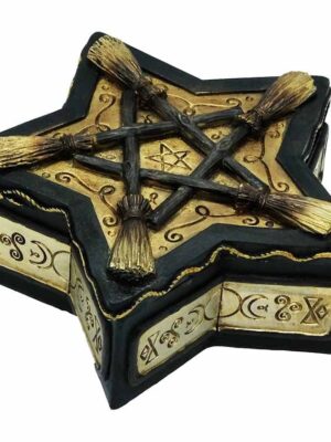 Box Broomstick Pentagram