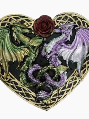 Incense Holder Dragons Rose