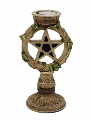 Candle Holder Pentagram