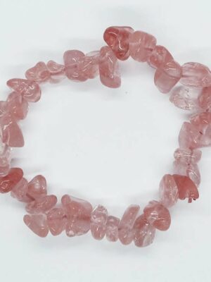 Bracelet Chip Cherry Quartz for Kids