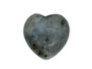 Heart Labradorite. Approx 1.75cm