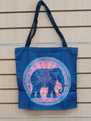 Bag Tote Elephant Purple