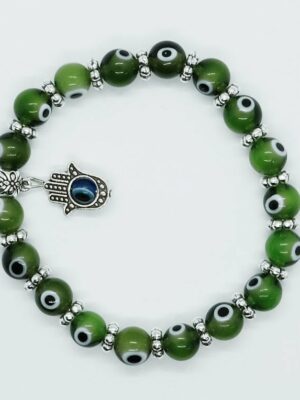 Bracelet Evil Eye Green Fatima