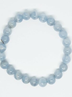 Bracelet 8mm Bead Chalcedony