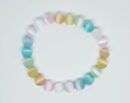 Bracelet 8mm Bead Rainbow Selenite