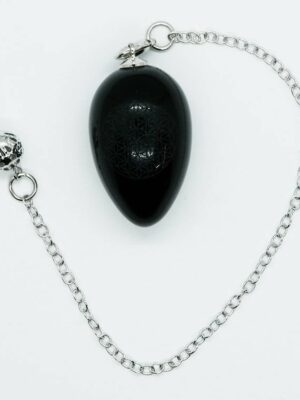 Pendulum Egg FOL Obsidian
