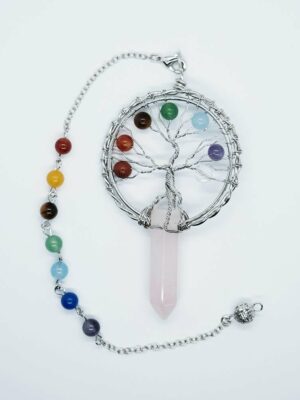 Hanger Chakra TOL Rose Quartz Wand