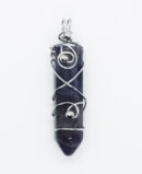 Pendant Wand Amethyst Wired