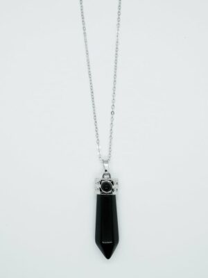 Necklace Wand Obsidian