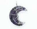 Pendant Moon Amethyst Orgone TOL