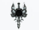 Pendant Dragons Sword Obsidian