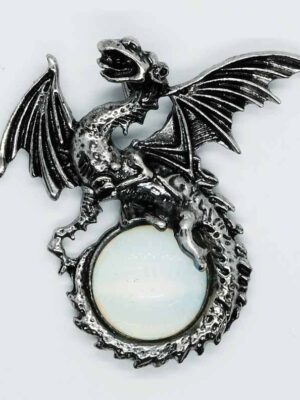 Pendant Dragon On Ball Opalite