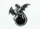Pendant Dragon On Ball Obsidian