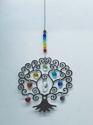 Suncatcher Chakra Tree