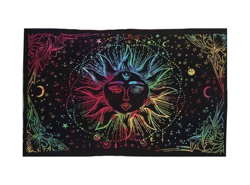 Bedspread Single Sun Multicolour