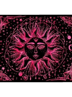 Bedspread Single Sun Pink