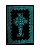 Bedspread Double Cross Turquoise