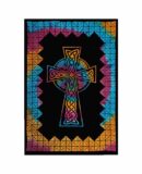 Bedspread Double Cross Multicolour