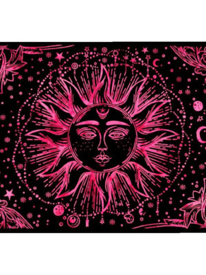 Bedspread Double Sun Pink