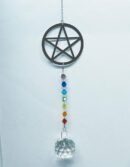 Suncatcher Crystal Chakra Pentagram