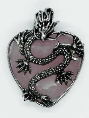 Pendant Dragon Rose Q Heart