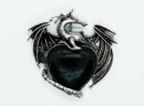 Pendant Dragon Obsidian Heart