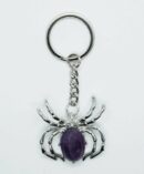 Keyring Amethyst Spider