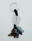 Keyring Rough Clear Q Chakra