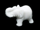 Elephant 40mm White Jade