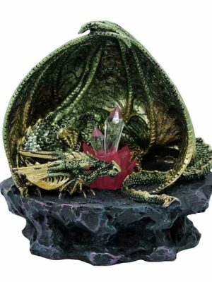 Dragon In Rock LED Green