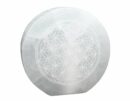 Selenite Lamp Round FOL
