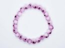 Bracelet Beaded Evil Eye Pink