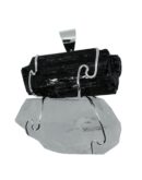 Pendant Wired Tourmaline Clear Quartz
