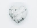Heart White Howlite 25X25X15mm