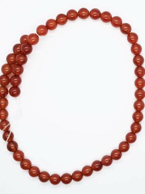 String Bead 8mm Carnelian